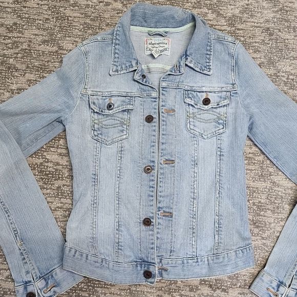 Abercrombie girls denim jean jacket - Picture 6 of 10
